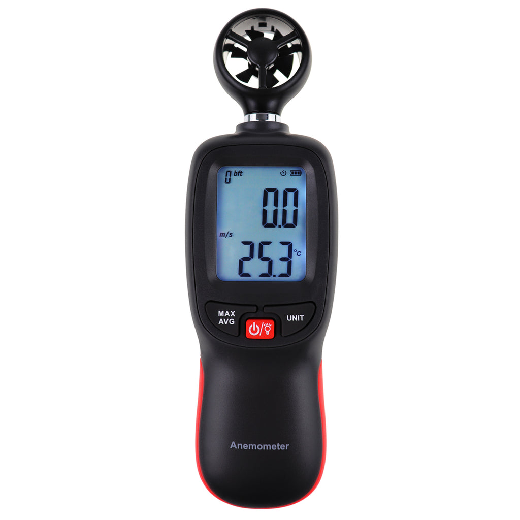 ANE-271 Anemometer Wind Speed Meter Temperature Air Velocity Wind Chill w/ Data Recording