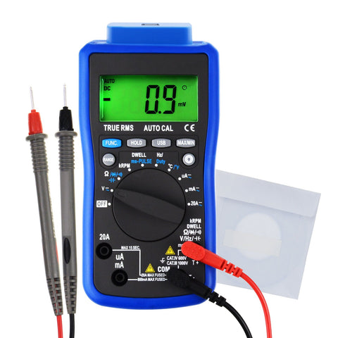 ENG-216 Digital Engine Automotive Analyzers Diagnostic Multimeter Auto-Ranging with PC Data Transfer