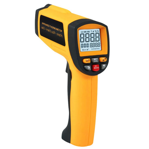 IR-G1150A 50:1 Non-contract IR Infrared Laser Thermometer -30~1150°C/ -22~2102°F 0.1~1EM Pyrometer