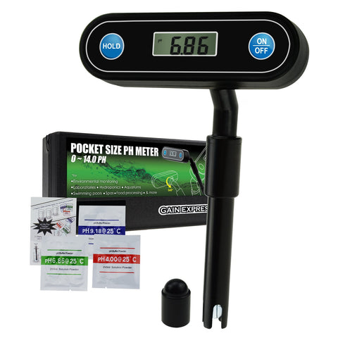 PHM-239 PH Meter 360° Flexible Display Angle, 0.00~14.00pH Portable Water Quality Tester