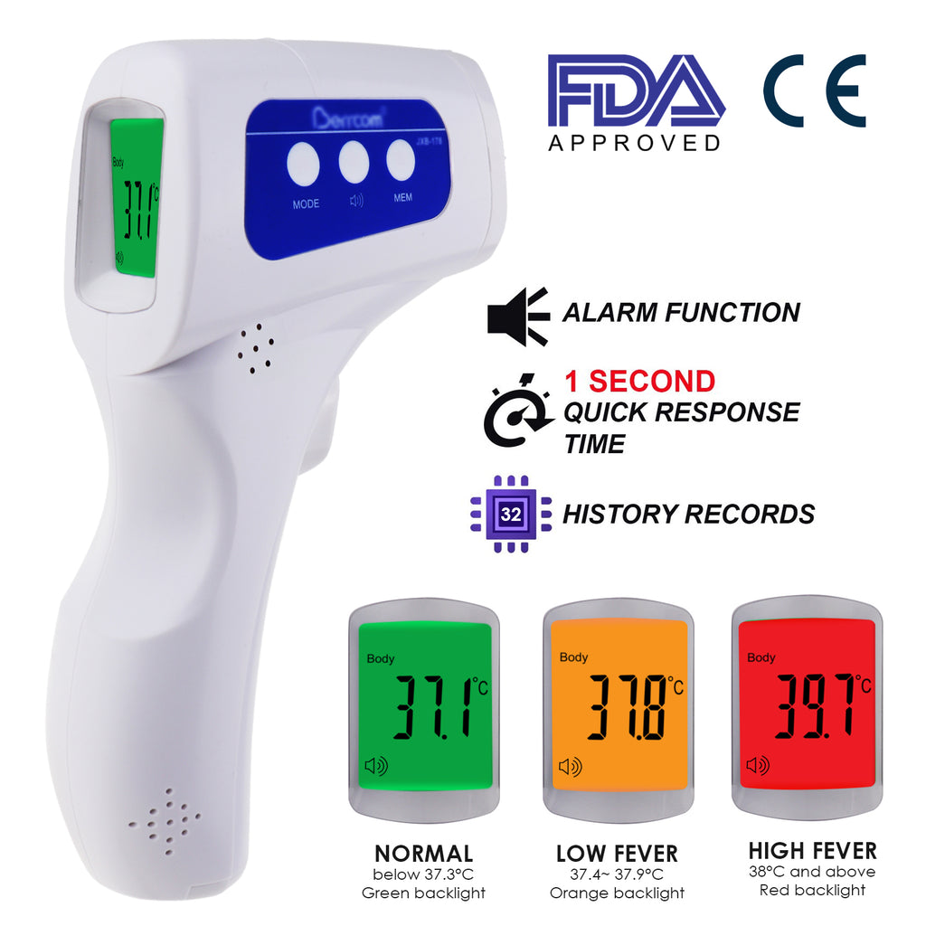 Non-Contact Infrared Forehead Thermometer (Temperature Gun) - Other -  Shanghai Metal