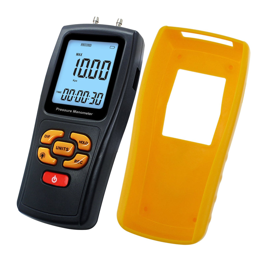 MAN-277 Digital Manometer Air Pressure Meter Differential Air Pressure –  Gain Express Wholesale Deals