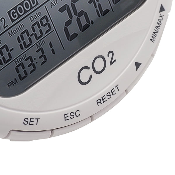 CO98 CO2 Data Logger Temperature Humidity Monitor 9999ppm