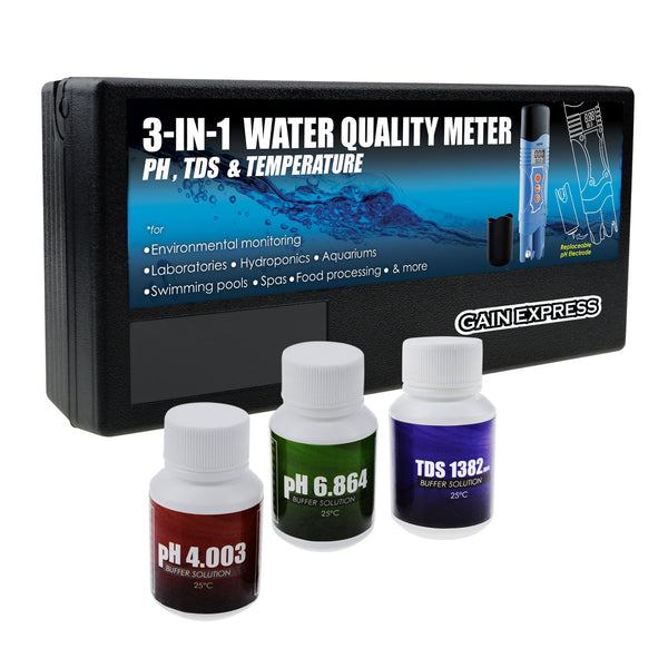 TDS-240 3-in-1 pH / TDS / Temperature Meter Combo Water Quality Tester