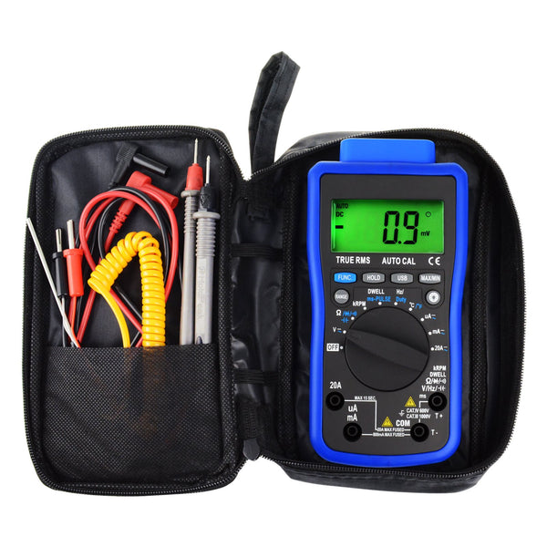 ENG-216 Digital Engine Automotive Analyzers Diagnostic Multimeter Auto-Ranging with PC Data Transfer