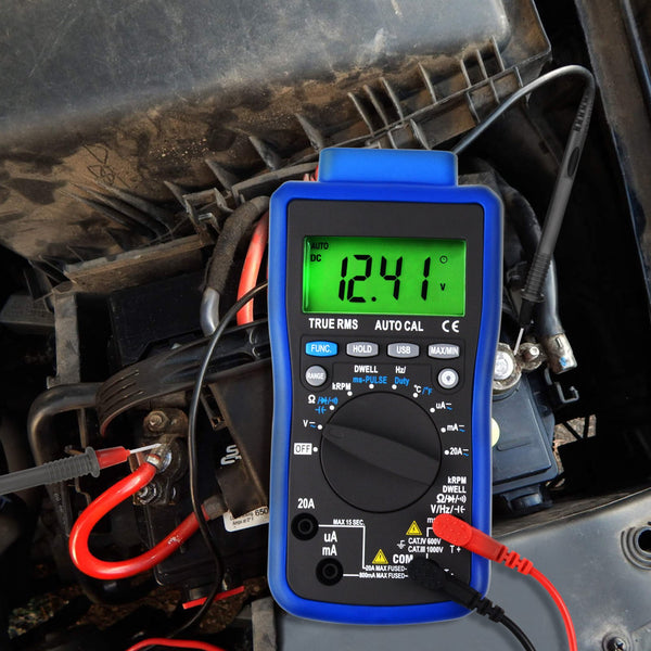 ENG-216 Digital Engine Automotive Analyzers Diagnostic Multimeter Auto-Ranging with PC Data Transfer