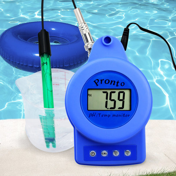 PHM-230 Digital Online pH & Temperature Meter, Water Quality Monitoring Pool Aquarium Tester