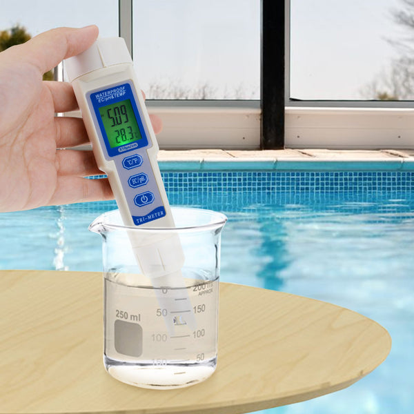 WQM-241 pH / EC / Temperature Meter ATC 3 in 1 Waterproof Pen Type Water Quality Combo Multi-Parameter