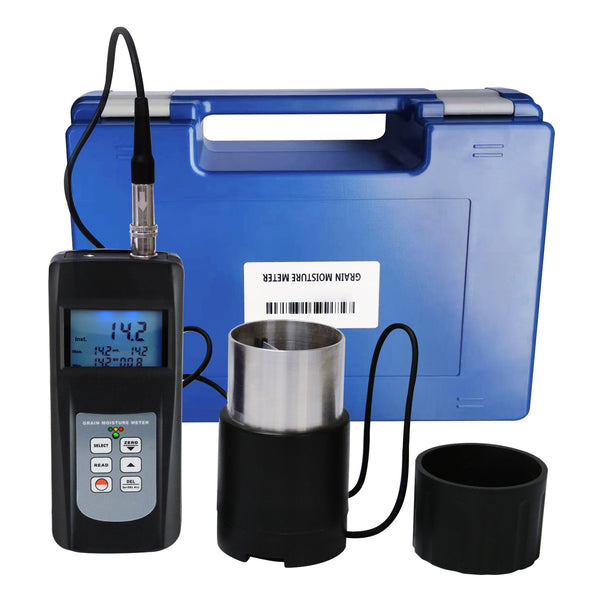 MC-7828GG Digital Grain Seed Moisture Meter Rice Coffee Wheat Tester 7~30% LED Indicator 36 Species