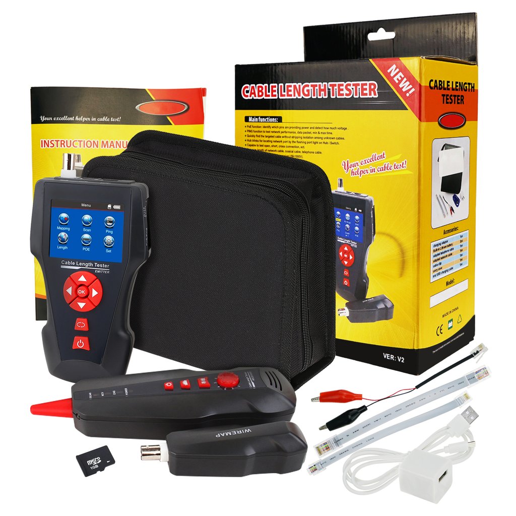 Nikou cable tester rj45 electrical cable tracker multifunctional FY868 phone network cable tester RJ45 RJ11 BNC LAN wire tracker kit Nikou cable tester rj45 electrical cable tracker multifunctional FY868 phone network cable tester RJ45 RJ11 BNC LAN wire tracker kit