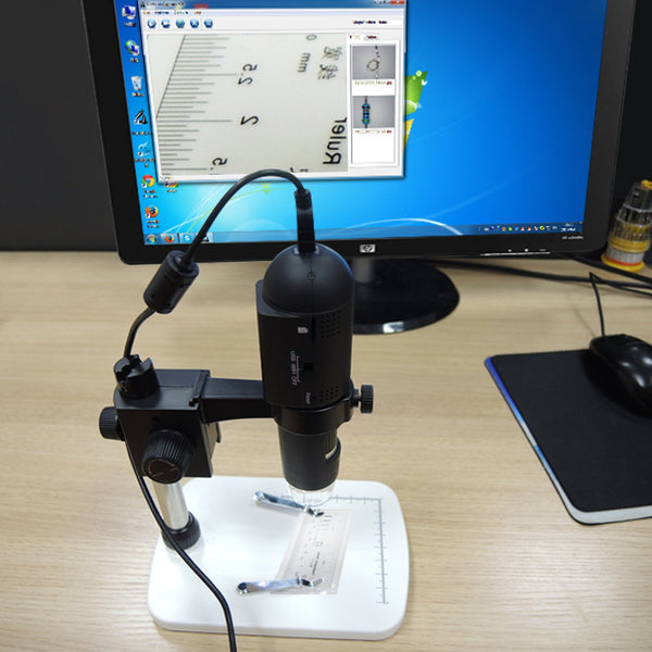 MSC-55 Gain Express 1080P Full HD USB Wifi Digital Microscope 10x-220x Magnification for iOS/ Andriod/ PC with 6 LED, 3 Mega Pixels, Adjustable Focus, Handheld & Desktop Compatible Wireless Rechargeable