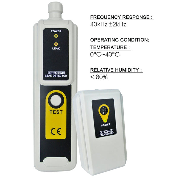 E04-003 Ultrasonic Leak detector & Transmitter Detects Air Water Dust