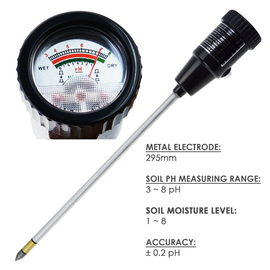 HOTBEST Soil Moisture Meter,ABS Sensor Hygrometer Soil Tester For
