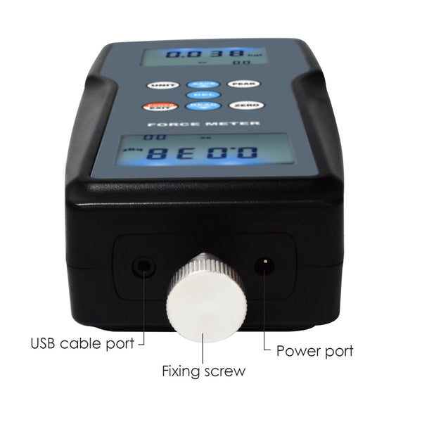FM-207 Digital Force Meter Gauge Pull & Push Magnitude Tester Newtonmeter Newton N / kg / lb / g Measurement