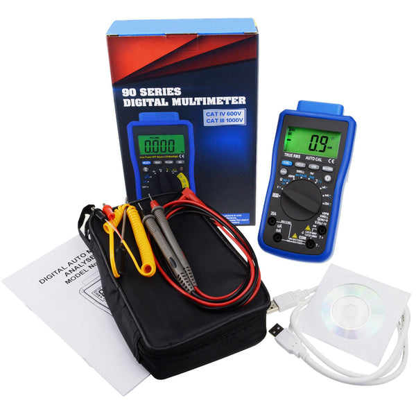 ENG-216 Digital Engine Automotive Analyzers Diagnostic Multimeter Auto-Ranging with PC Data Transfer