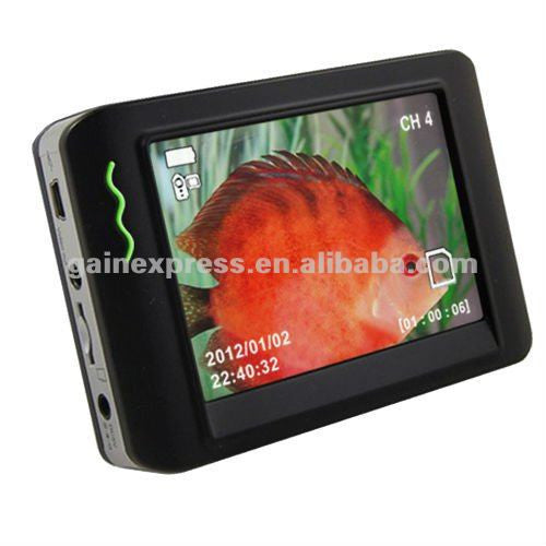 8803AL_1M  3.5" Wireless 4 LED Inspection Camera 9mm Endoscope DVR 1M Cable