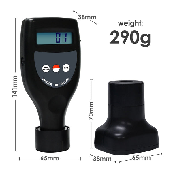 WTM-1200 Wireless Window Tint Meter 0-100% Handheld UV Infrared Light Transmittance