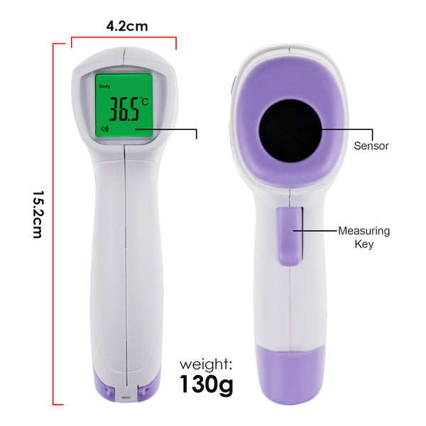 THE-294 Digital 2-in-1 Body Surface Thermometer Forehead Human Baby Infant Adult Temperature Tester 0.5 Sec Quick Respond