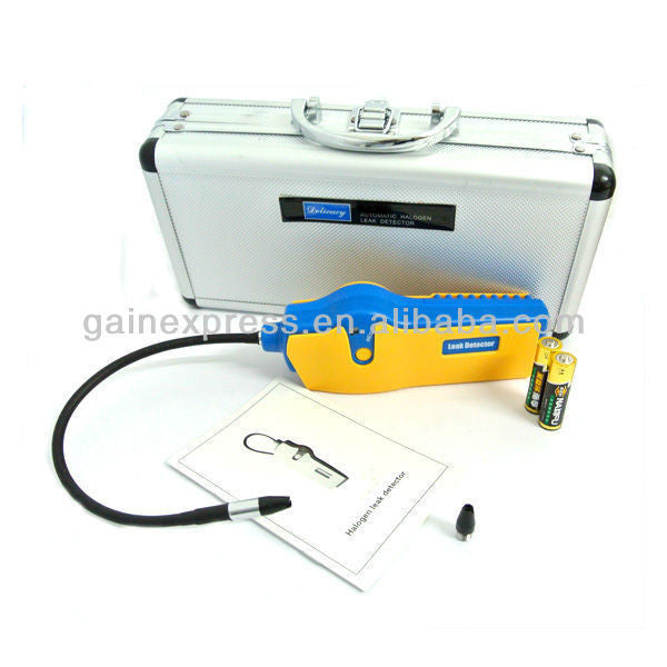 E03HLD-200 Handheld Halogen Leak Detector 305mm probe length Negative Corona Sensor Type with Dual-color LED Indicator