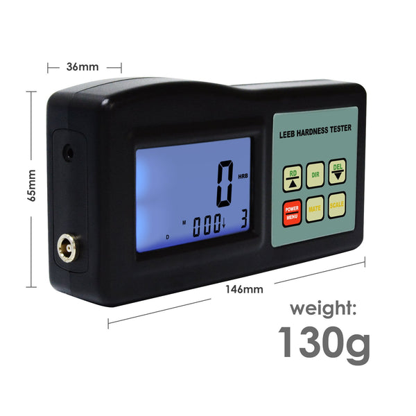 HM-6560 Leeb Hardness Meter Tester 200-900 HLD Metals Durometer D Type Impact Measurement Gauge
