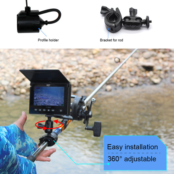 FF-180AR LUCKY Underwater Camera Fish Locator Finder Sun-Visor Design 120° Wide Angle 20M Cable