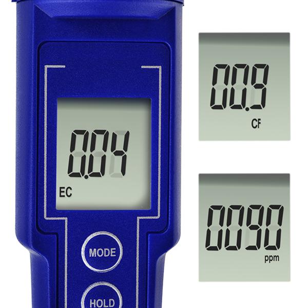 EC-1385 Digital 3-in-1 EC / CF / TDS Meter Combo Water Quality Tester IP65 Waterproof Conductivity with ATC