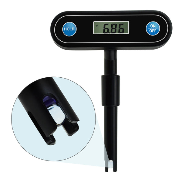 PHM-239 PH Meter 360° Flexible Display Angle, 0.00~14.00pH Portable Water Quality Tester