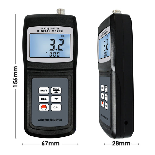 WM-106 Digital Whiteness Meter 0 ~ 120, Portable Leucometer Tester 254 Data Memory