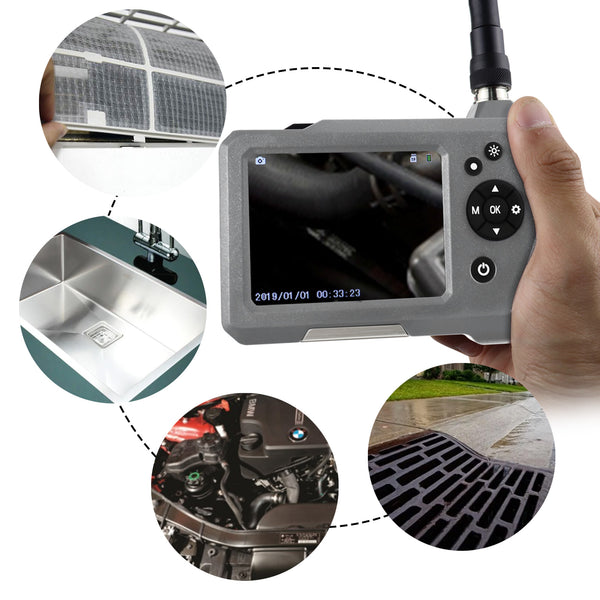 END-284_7.6MM_3M Waterproof Inspection Camera Industrial Endoscope Borescope
