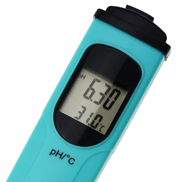 PH-0093 Digital Pen-type pH Meter Tester Thermometer Temperature 0.00-14.00 pH range