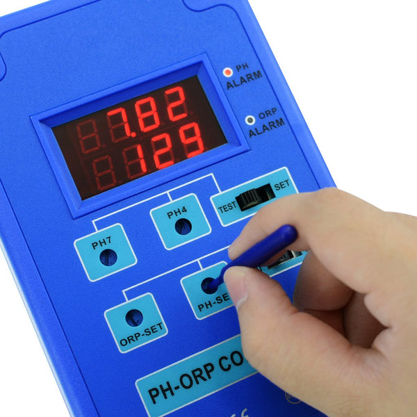 PH-803 DIGITAL PH ORP (2 in 1) CONTROLLER + ELECTRODES + CO2 & O3 Relay 110V/220V