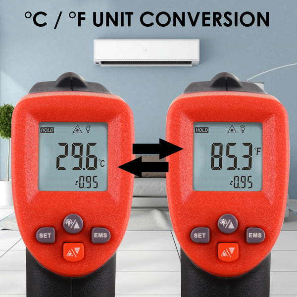 THE-262 Lasergrip Non-Contact Digital Laser Infrared Gun Thermometer