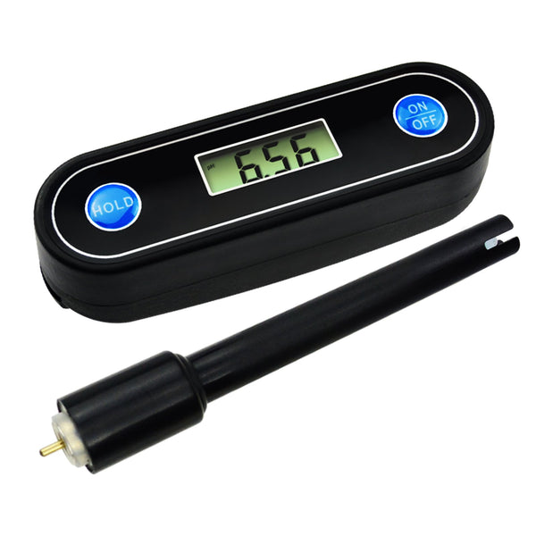 PHM-237 Economical pH Pocket Meter Tester Size with Clip, High Accuracy Removable Probe Electrode