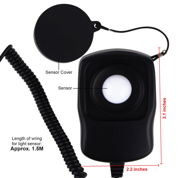 TM-209 Digital LED Light LUX / FC (Footcandle) Meter Luminous Intensity Measurement Luxmeter