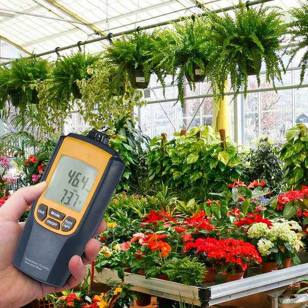 VA-8010 Digital Air Temperature Humidity Meter Thermometer °C / °F Tester w/ Dew Point CE Marking LCD Display