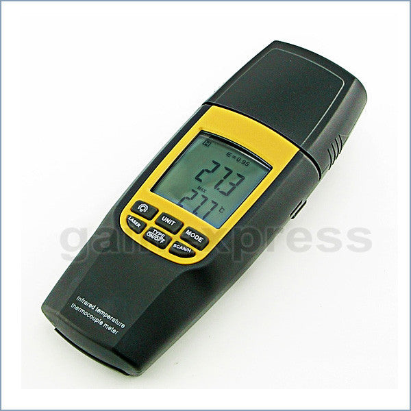 8090 Digital Non-contact Infrared & K-Type Digital Thermometer Thermocouple