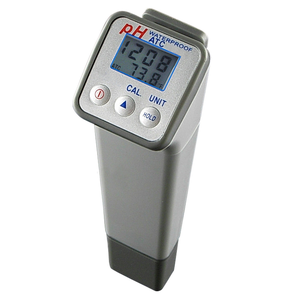 869-0 Waterproof 2-in-1 pH & Temperature Meter, ATC, Digital Water Quality Testing Tester w/ ±0.05pH Accuracy, for Spa, Aquarium, Pool, Laboratory, AquaCulture, Hydroponics