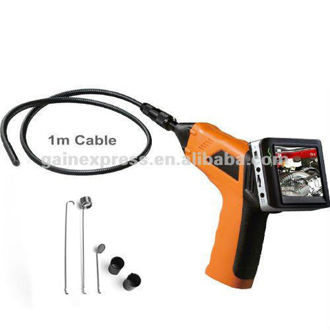 8803AL_1M  3.5" Wireless 4 LED Inspection Camera 9mm Endoscope DVR 1M Cable