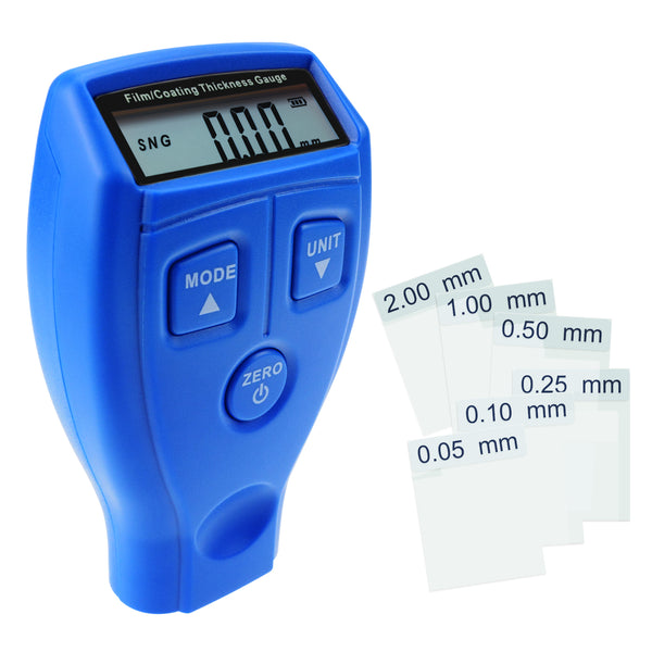 TMG-50 Portable Film Coating Thickness Gauge Tester Meter, Automotive Car Nondestructive, Non-magnetic Coating on Metal