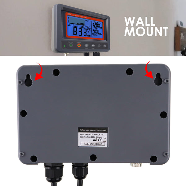 7530 Digital CO2 Carbon Dioxide IAQ Monitor Controller with Relay Function