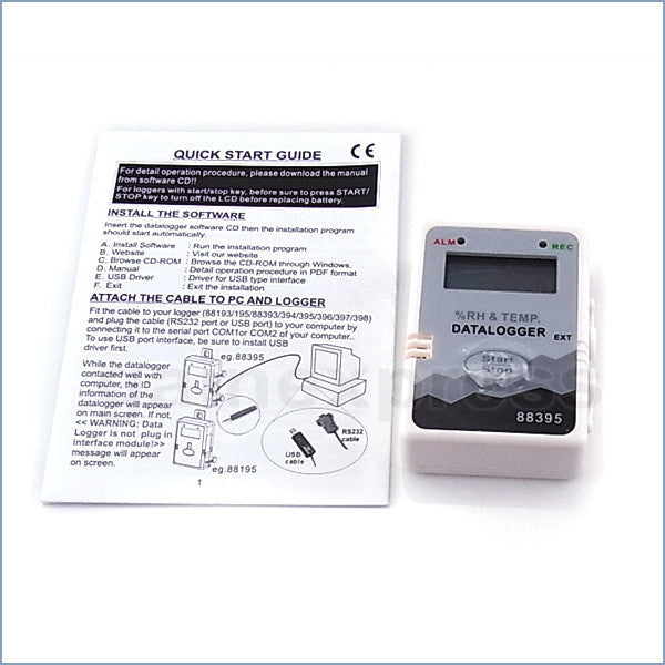 DLG-88395 Professional Humidity and Temperature USB Data Logger