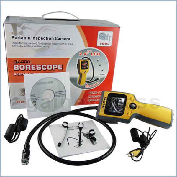 C0588B Portable 2.4"Video Inspection Endoscope 12mm Camera with Built-in 36" Cable