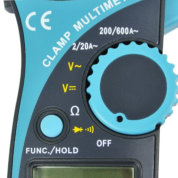 E04-007 Digital Auto Range Clamp Multimeter AC DC Voltage Current Tester