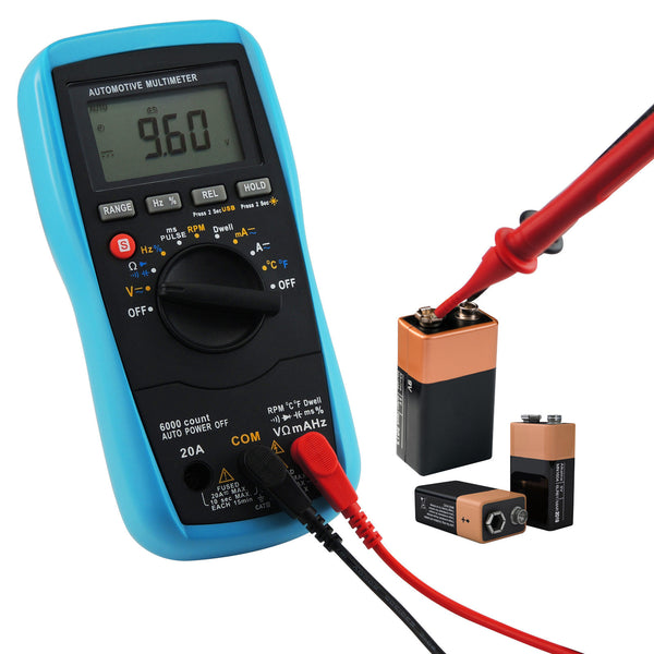 E04-023 Automotive Multimeter AC DC Voltage Current Resistance Continuity Tester