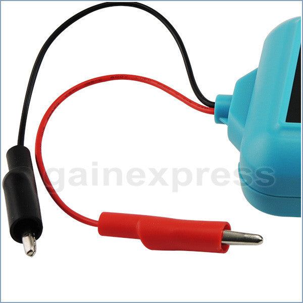E04-031 Transmitter & Receiver Cable Tester Identifier Alligator Clip Test DC Voltage Continuity