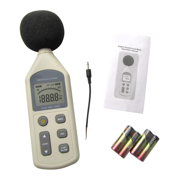 GM-1357 30~130 dB Digital Sound Pressure Level Noise Decibel Meter Tester