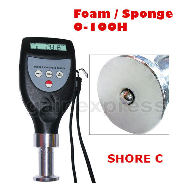 HT-6510C Digital Hardness Durometer Tester Sponge Foam Shore C