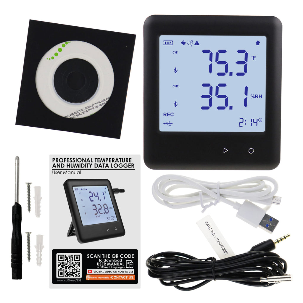 Thermometer Hygrometer Temperature Measurement Tool High/Low