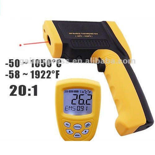 IR-872D 50~1150°C -58~2102°F 20:1 Infrared IR Laser Thermometer