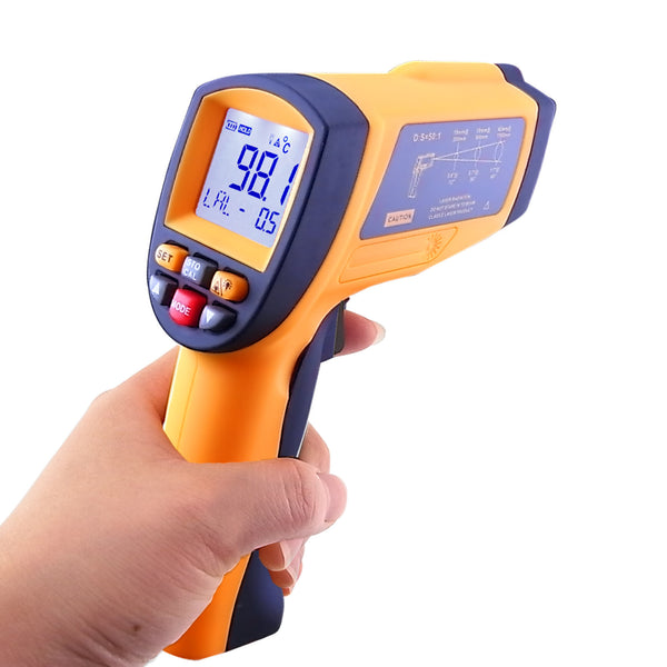 IR-G1350  Digital 50:1 IR Laser Thermometer 0.1~1 EM Pyrometer 2462 °F